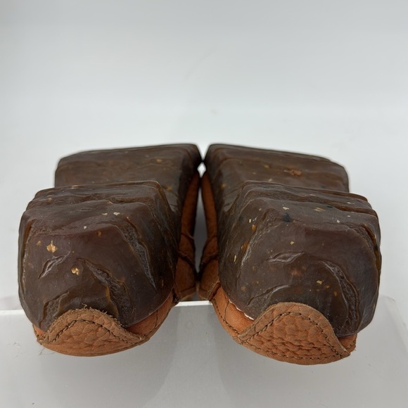 El Naturalista Burnt Orange Leather Slip-Ons - Picture 7 of 8